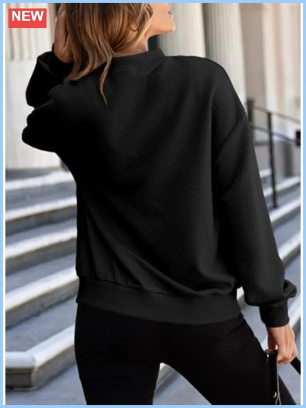 Women's Casual Bomber Jacket Stand Collar Zip Up Pockets